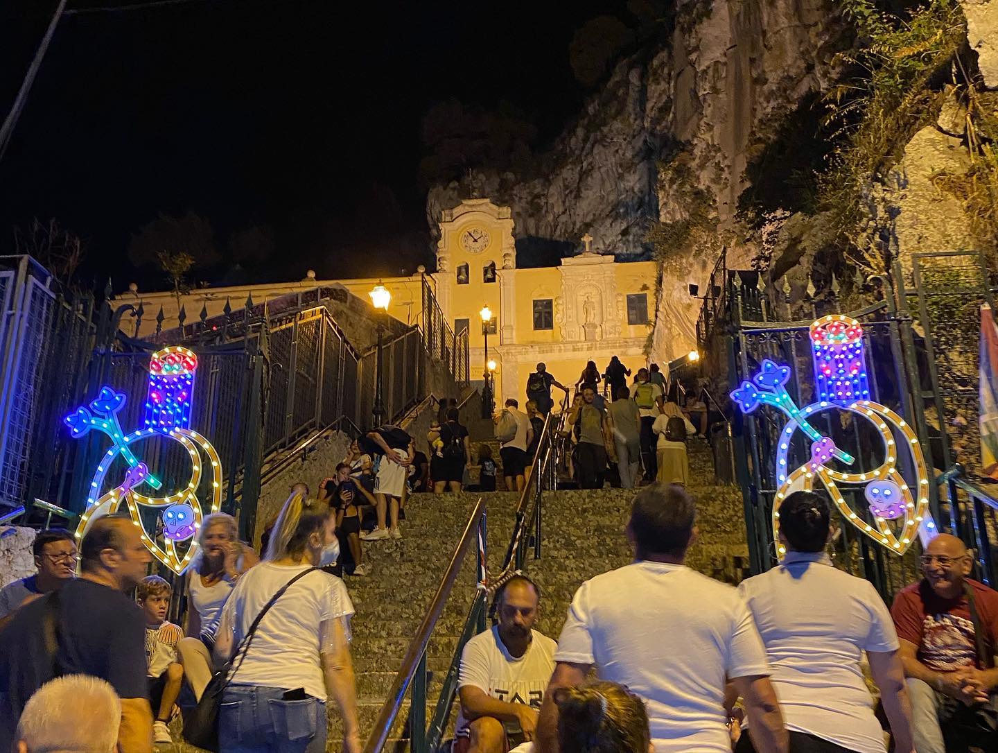 SANTA ROSALIA / la tradizionale “acchianata”, Santuario di Santa Rosalia